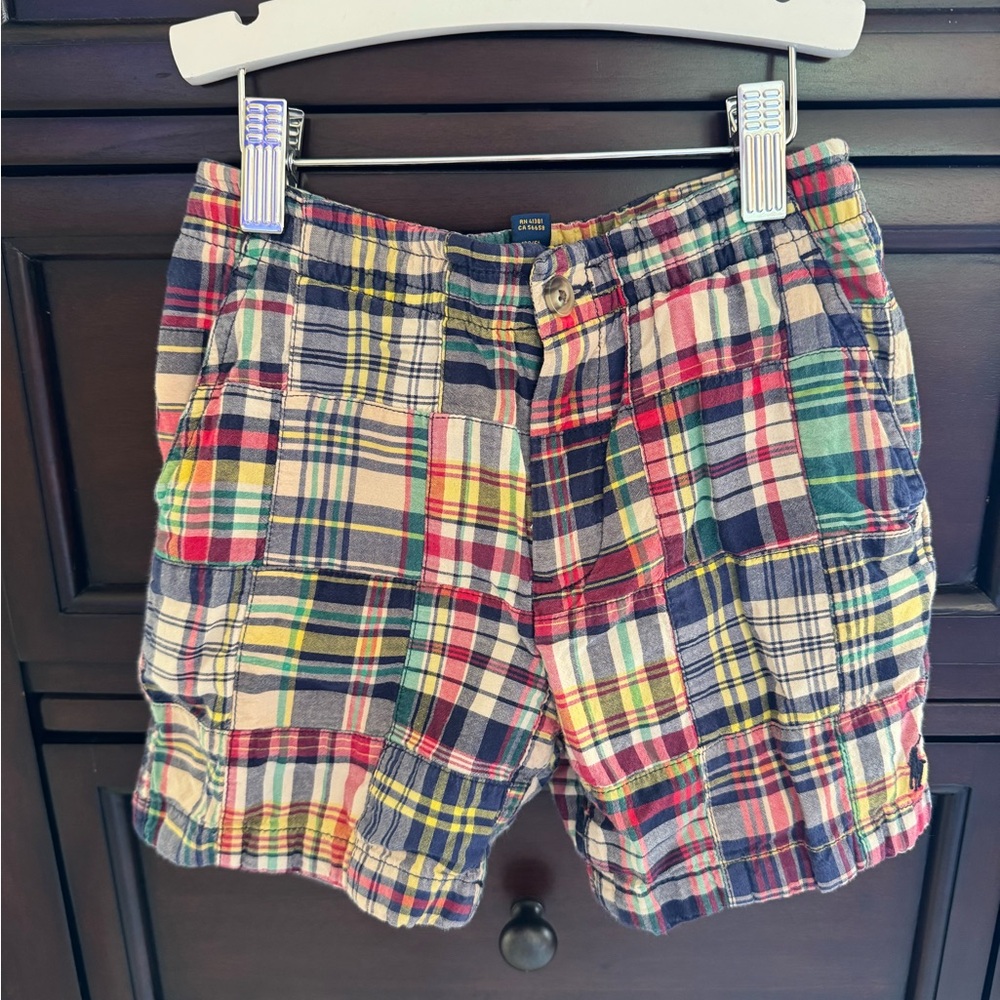 Polo Kid’s Madras Plaid Shorts